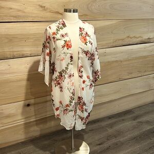 Floral shrug